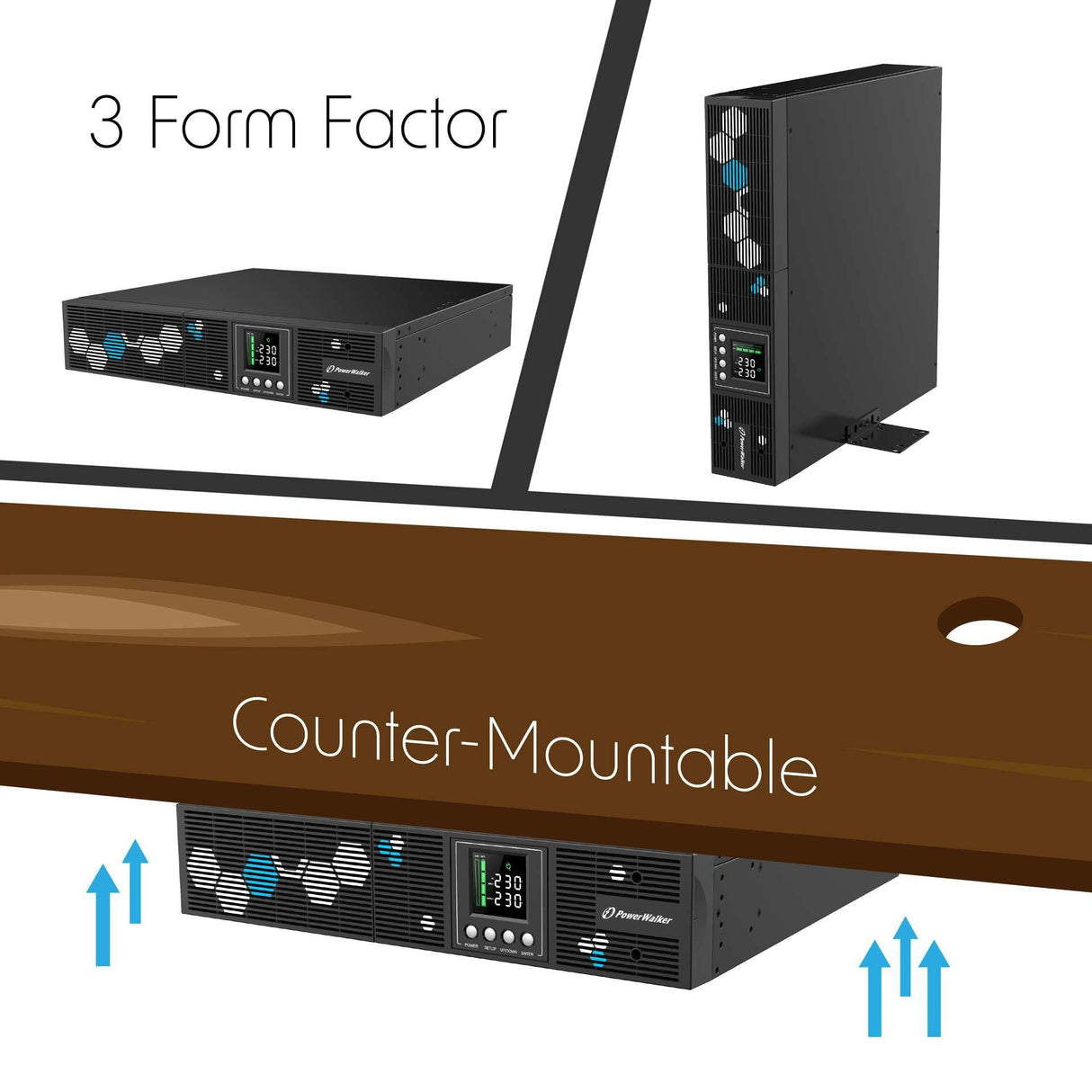EAN 4260074983784 - PowerWalker VI 1000 RLP sistema de alimentación ininterrumpida (UPS) Línea interactiva 1 kVA 900 W 8 sali imagen 4