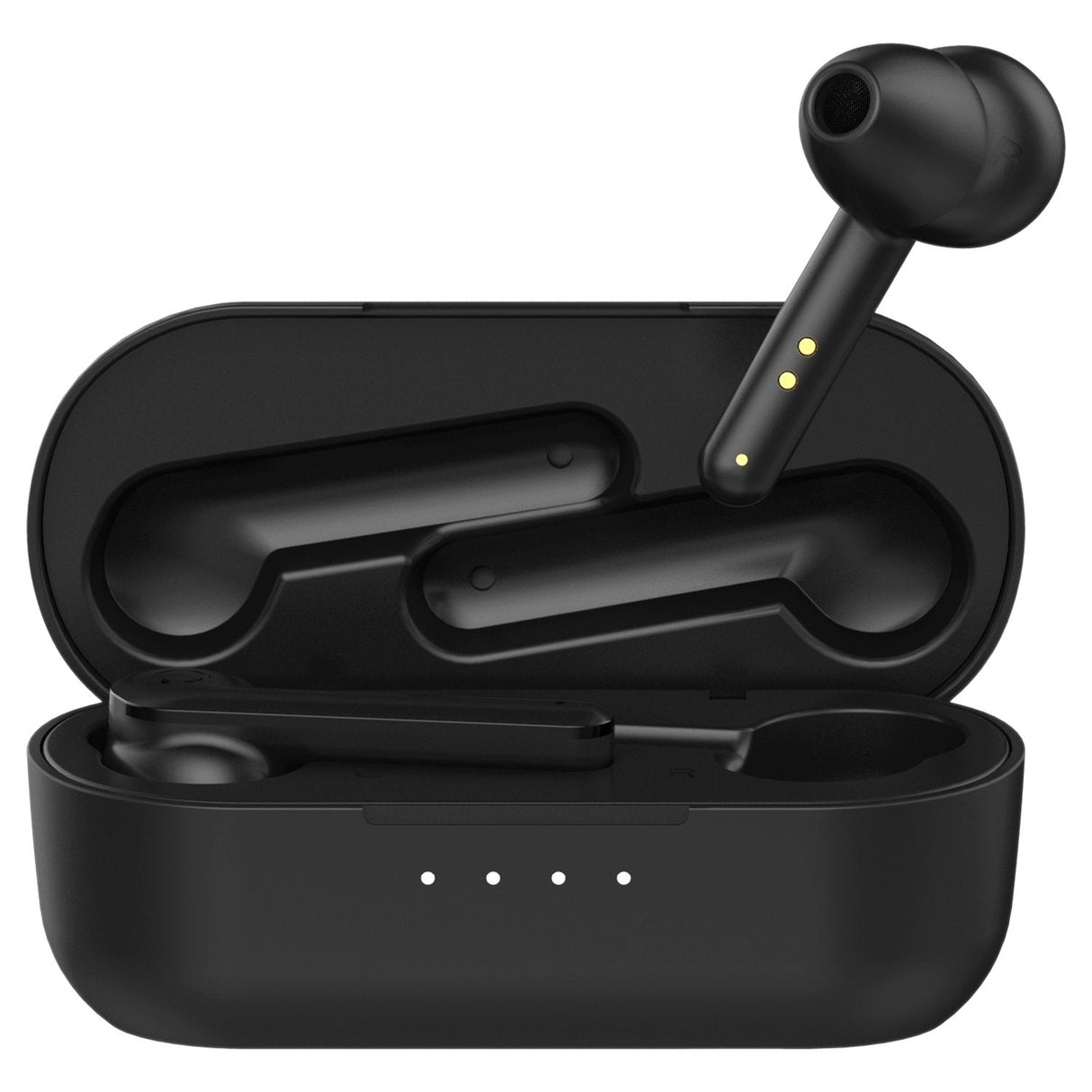 Auriculares Bluetooth Hiditec Vesta Con Estuche De Carga Autonomía 8h Negros