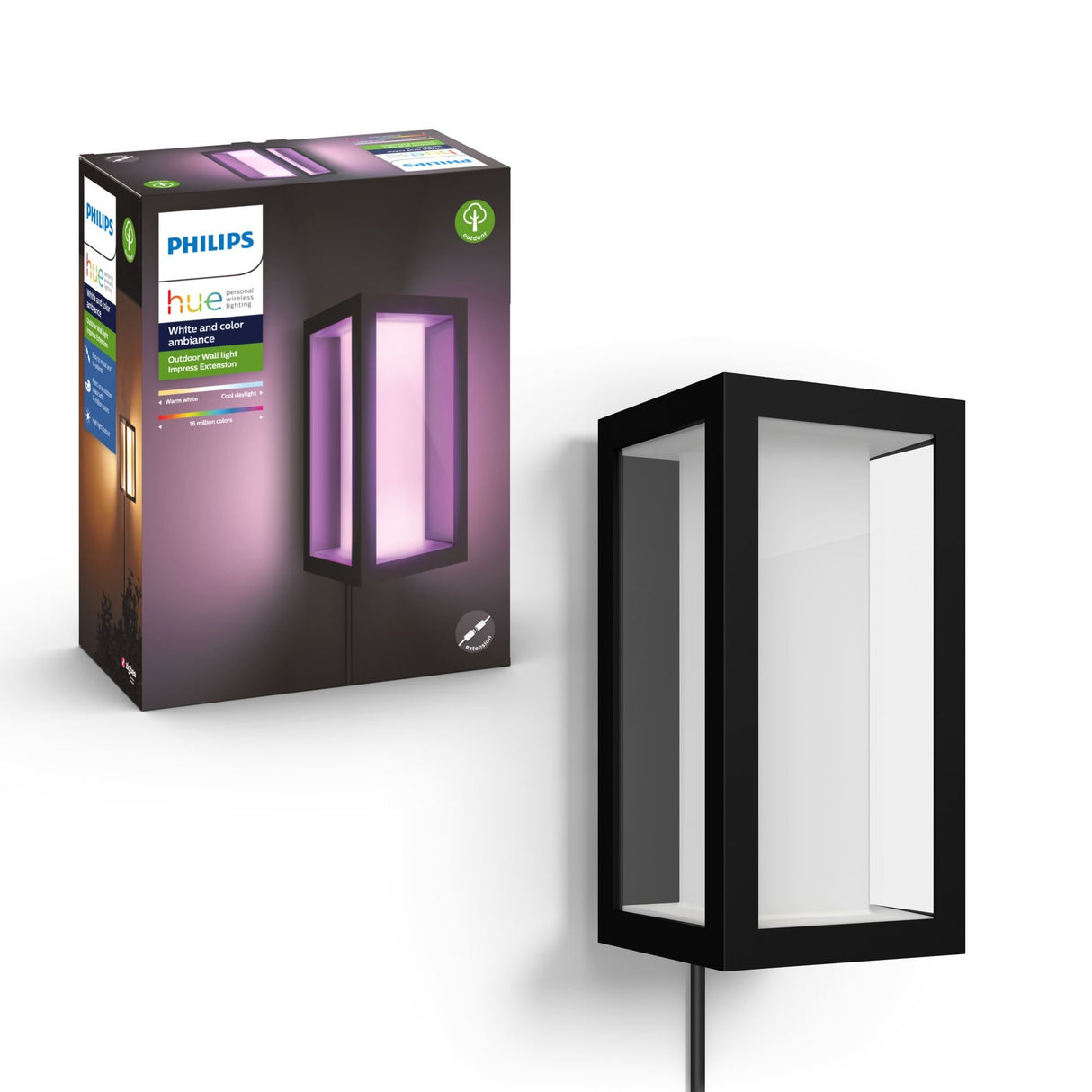 EAN 8718696174333 - Philips Hue White and Color ambiance 1745930P7 Aplique de pared para exterior 8 W imagen 9