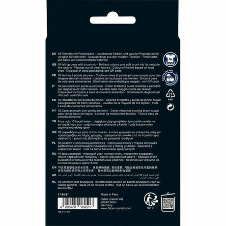 EAN 4005401164517 - Faber-Castell 116451 rotulador de punta fina Colores surtidos 10 pieza(s) imagen 5