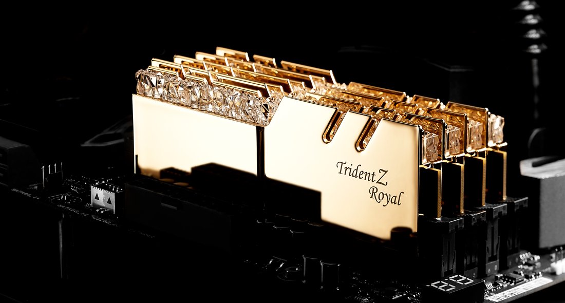 Memoria Ram G.Skill Trident Z Royal 64 Gb (8 X 8 Gb) Ddr4 3600 Mhz Cl14 F4-3600c14q2-64gtrgb