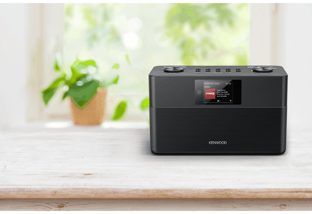 Kenwood Cr-M100s Smart Radio Mit Dab+, Grosses Farbdisplay, Wifi Negro