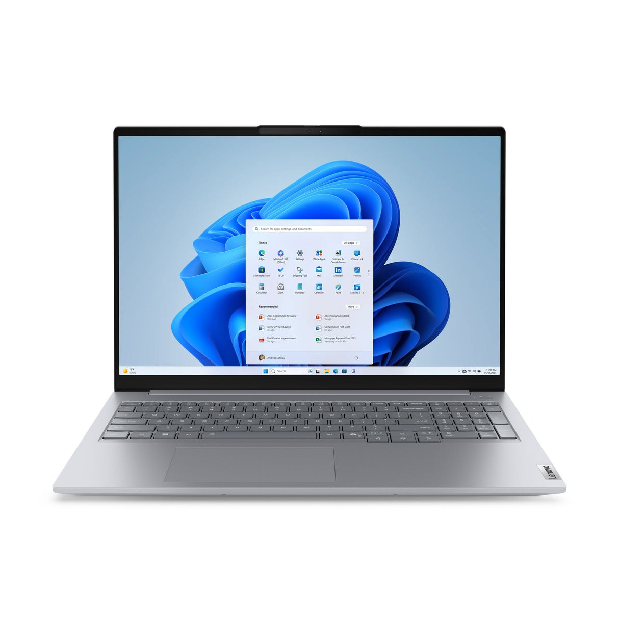 Lenovo Thinkbook 16 G8 Ial Intel Core Ultra 9 185h 16p Wuxga 16go 512go Ssd M.2 Intel Arc Graphics W11p 1yr Premier Nbd