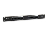 Equip Patch Panel 16x Rj45 Cat5e 19 "1u Sin Blindaje Negro