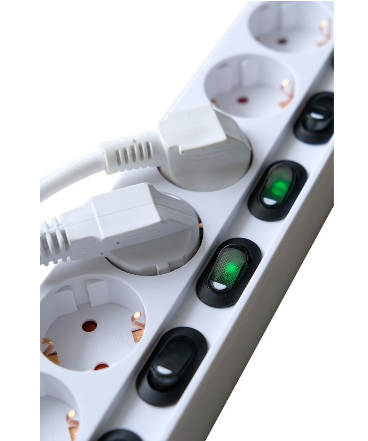 Brennenstuhl Regleta De 6 Vías Conmutable Individualmente 1153110126