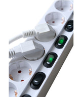 Brennenstuhl Regleta De 6 Vías Conmutable Individualmente 1153110126