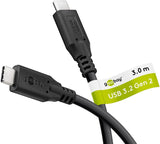 EAN 4040849742033 - Goobay 74203 cable USB USB 3.2 Gen 1 (3.1 Gen 1) 3 m USB C Negro imagen 1