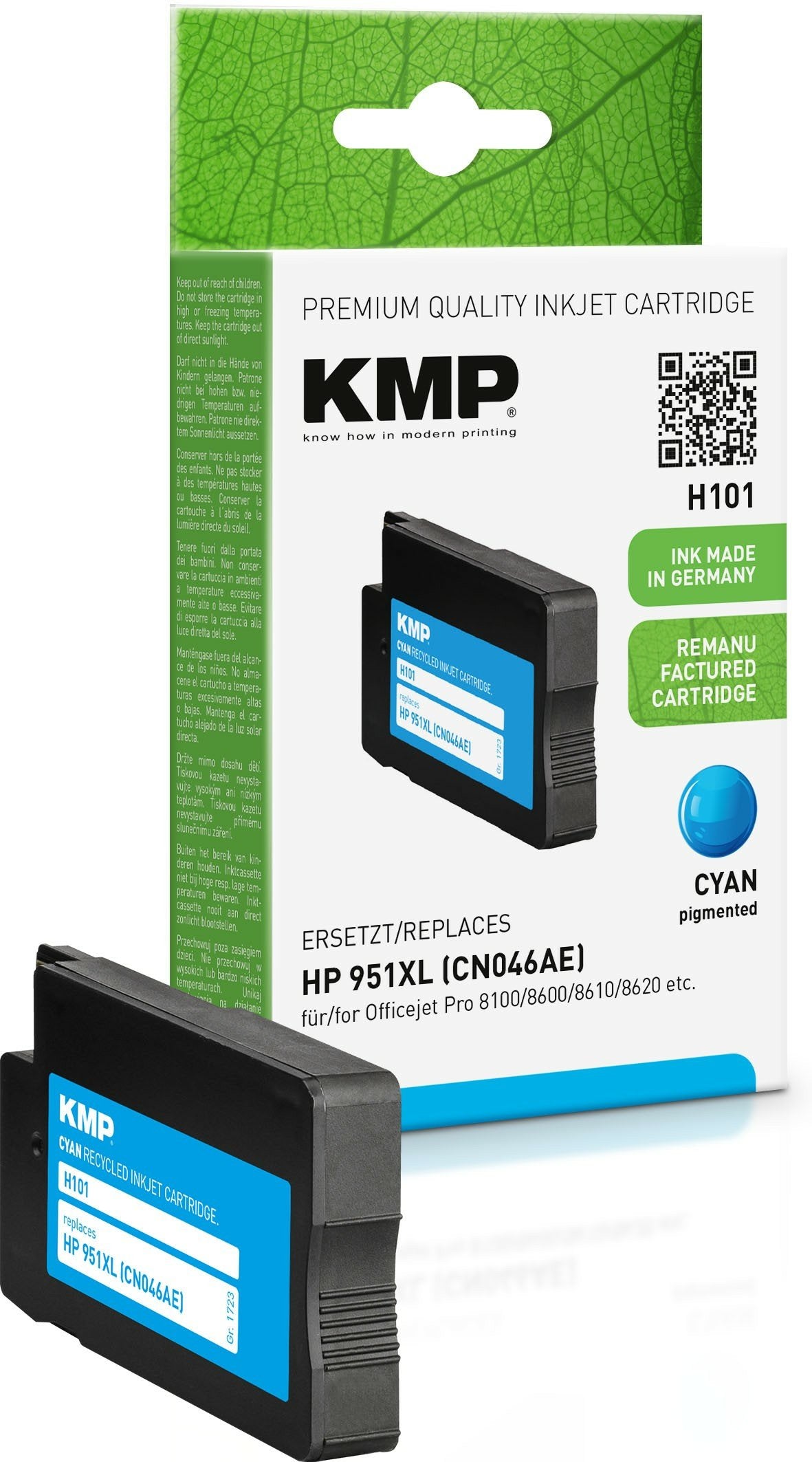 EAN 4011324172348 - KMP H101 cartucho de tinta 1 pieza(s) Cian imagen 1