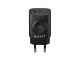 EAN 6939119081065 - Havit 6939119081065 cargador de dispositivo móvil Negro Cargador inalámbrico Carga rápida Interior imagen 2