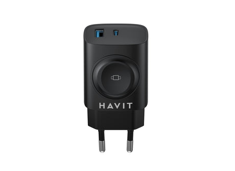EAN 6939119081065 - Havit 6939119081065 cargador de dispositivo móvil Negro Cargador inalámbrico Carga rápida Interior imagen 2