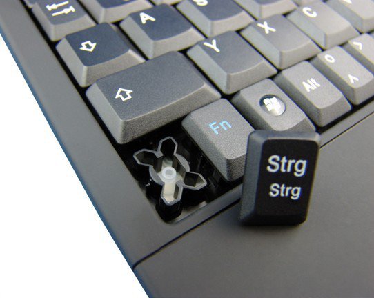 Keysonic Ack-540 U+, Teclado Negro, Aleman, Con Panel Táctil Inteligente 28002