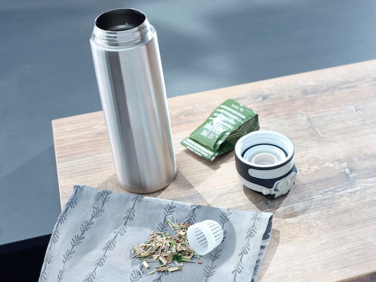 Leifheit 03272 Taza De Viaje 600 Ml Plata Acero Inoxidable