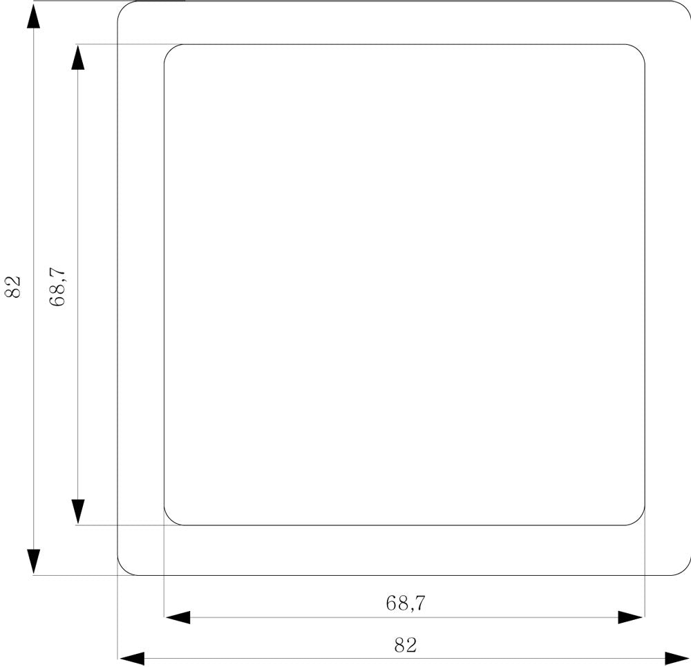 Siemens 5tg1321 Delta Style Rahmen 1fach ** Titanwei 82x82mm