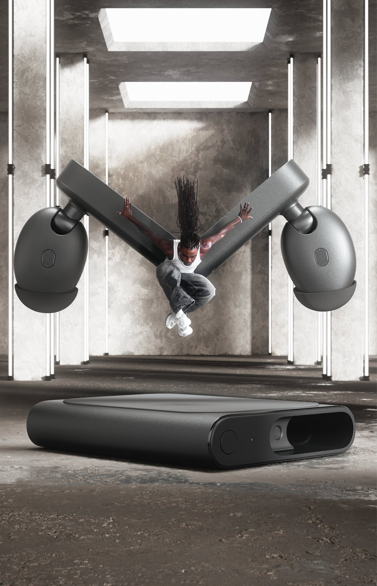 Auriculares Hmd Amped Buds Inalámbrico  Bluetooth Negro