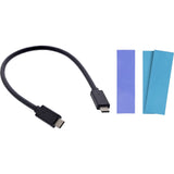 Inline Caja Externa Usb3.2 Gen.2 Usb Tipo-C A M.2 Ssd (Pcie Nvme Y Sata) Sin Herramientas