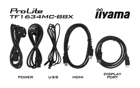 EAN 4948570118342 - iiyama ProLite TF1634MC-B8X pantalla para PC 39,6 cm (15.6") 1920 x 1080 Pixeles Full HD LED Pantalla tác imagen 10