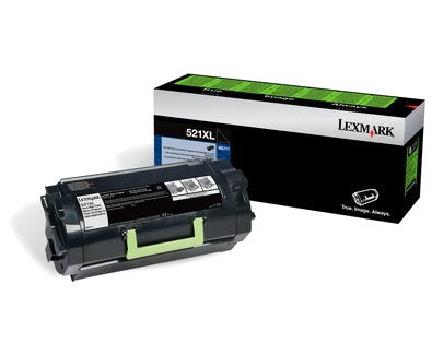 Toner  Lexmark 522xl Schwarz Extra Hohe Kapazitt 45.000 Seiten 1er-Pack Return Program, For Labels