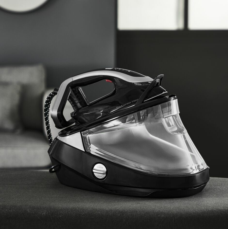 Centros De Planchado Tefal Pro Express Vision Gv9821 3000 W 1,2 L Durilium Airglide Autoclean Soleplate Negro, Plata