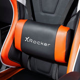 EAN 0094338074567 - X Rocker Agility eSports Silla para videojuegos de PC Asiento acolchado tapizado Negro, Naranja, Blanco imagen 3