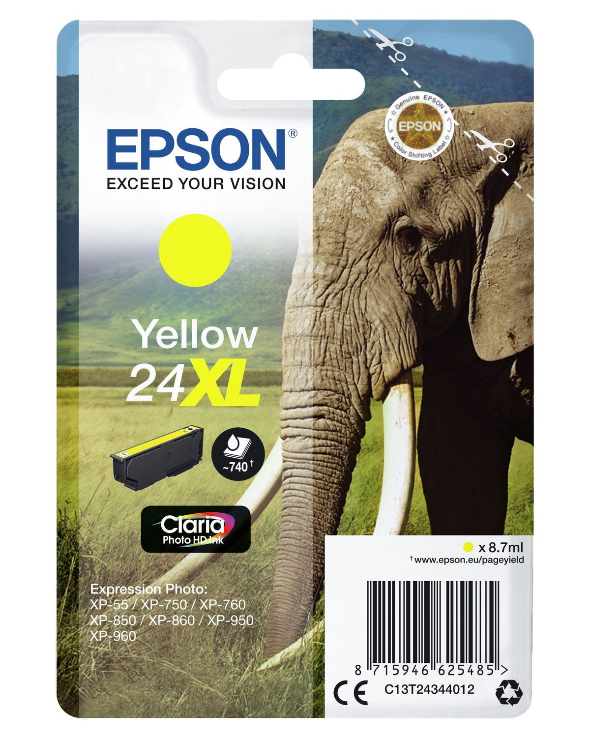 Claria Photo Hd Ink Yellow 24xl