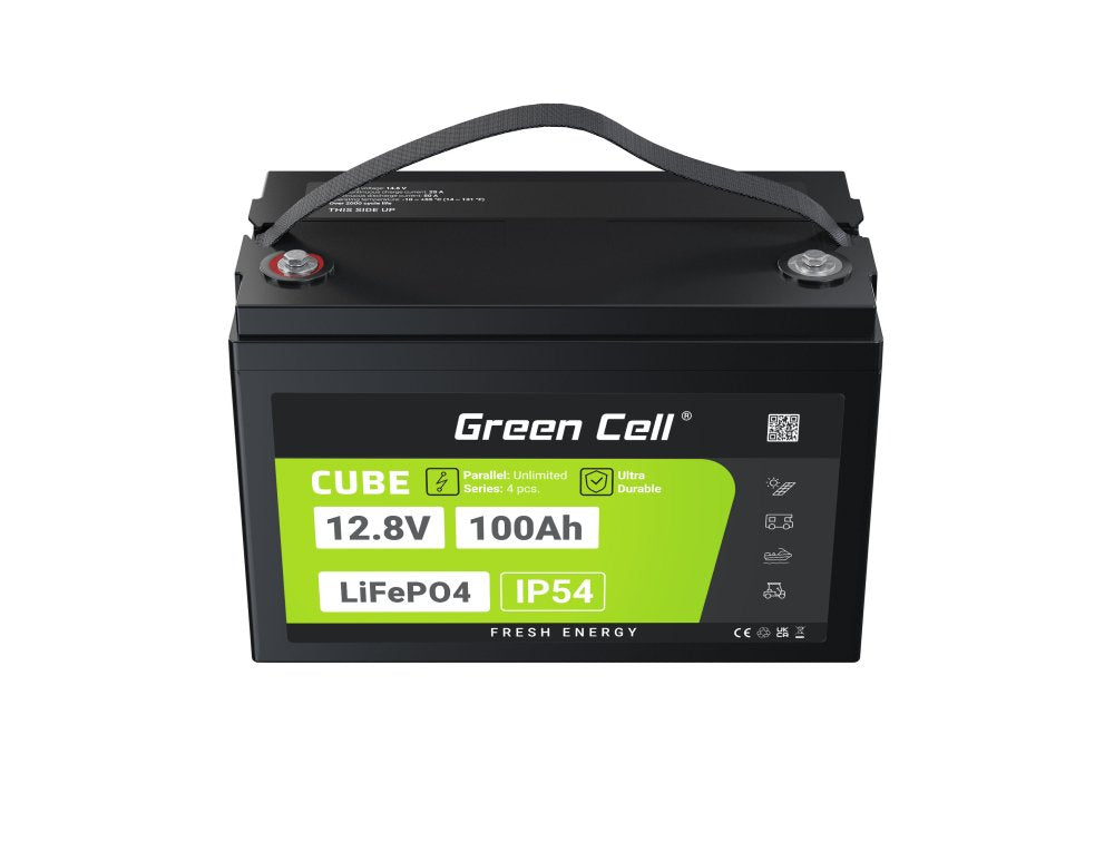 EAN 5904326374836 - Green Cell LFPGC12V100AH batería para sistema ups Fosfato de hierro-litio (LiFePo4) 12,8 V 100 Ah imagen 5