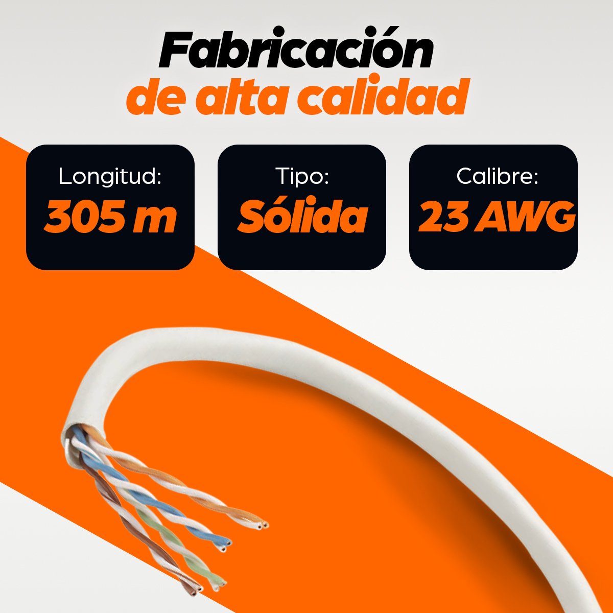 Intellinet 334136 - 305 M - Cat6 - U/Utp (Utp)