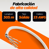 Intellinet 334136 - 305 M - Cat6 - U/Utp (Utp)