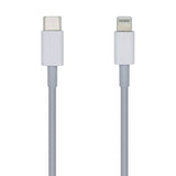 Aisens Cable Lightning A Usb-C Usb 2.0 - Lightning/M-Usb-C/M - 20cm - Blanco