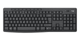 Teclado Suizo + Ratón Logitech Mk370 Combo For Business Rf Wireless + Bluetooth Qwertz Grafito
