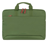 Tucano Smilza Maletin Portatil 15,6" - Tamaño Slim - Sistema Anti-Choques - Mango Doble - Verde