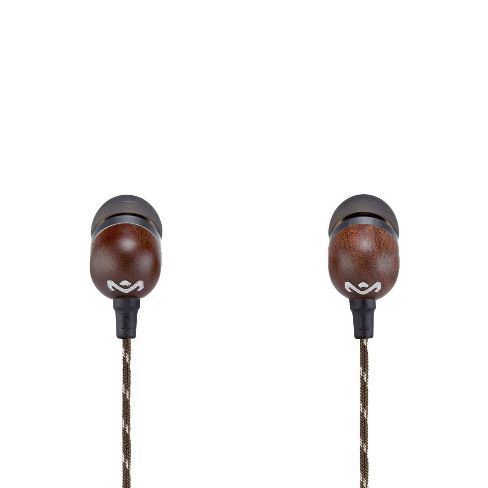 Marley Earbuds Smile Jamaica 3.5 Mm, Signature Black, Micrã³fono Incorporado