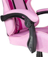 Talius Silla Hornet Gaming Negra/Rosa, Butterfly, Base Nylon, Ruedas Nylon