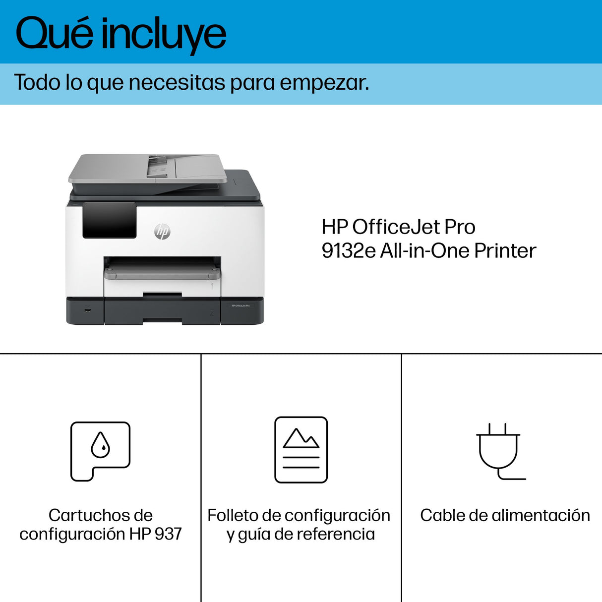 EAN 0196337284999 - HP OfficeJet Pro 9132e All-in-One Prntr Inyección de tinta térmica A4 4800 x 1200 DPI 25 ppm Wifi imagen 5