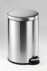 Durable Papelera Con Pedal Redonda 20 Litros 360x455mm Inoxidable