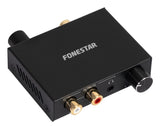 Convertidor De Audio Fonestar Fo-42dav Entrada Toslink Y Rca Salida 2x Rca 1x Jack 3.5