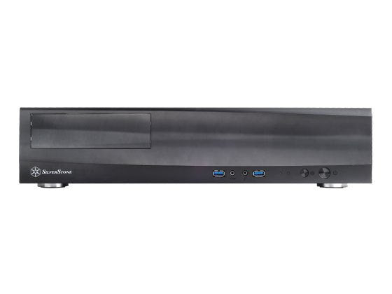 Caja Pc Silverstone Silent Computer Case Sst-Ml03b Milo Slim Htpc Micro Atx, Black