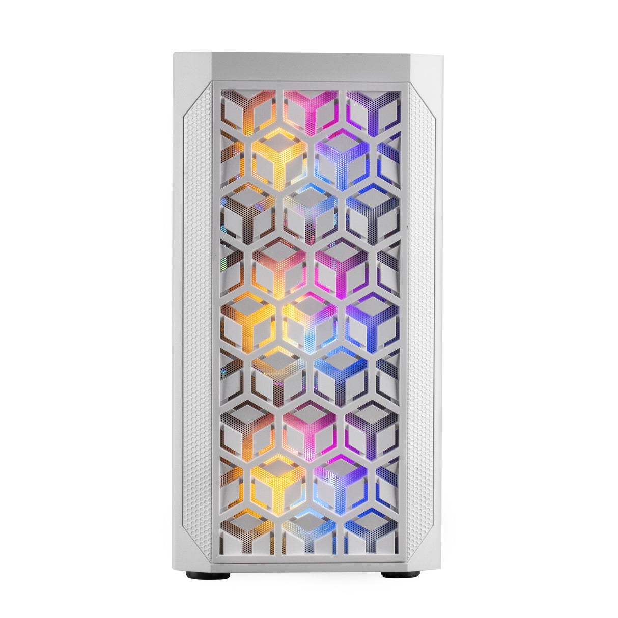 Caja Pc Marsgaming Microatx Mcmesh White