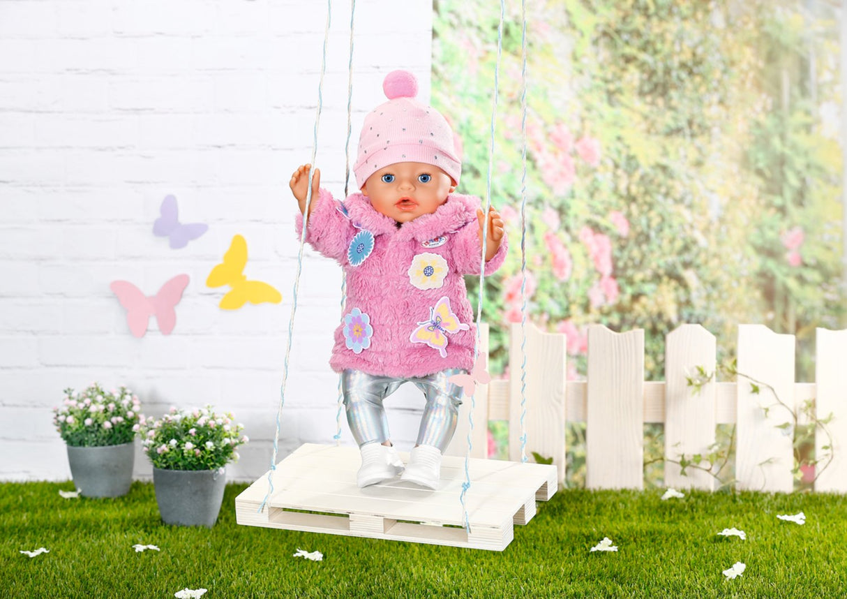 Baby Born Pink Coat Set 43cm Juego De Ropita Para Muñeca 833834