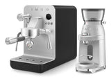 Smeg Espresso Coffee Machine Collection Black Emc02blmeu