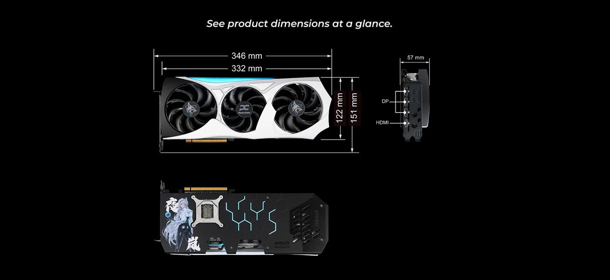EAN 4713436176190 - PowerColor RX 9070 XT Hellhound REVA AMD Radeon RX 9070 XT 16 GB GDDR6 imagen 11