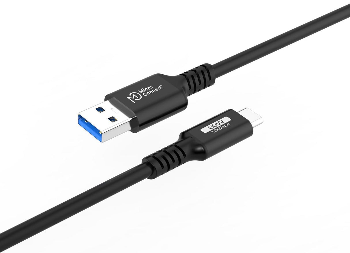 EAN 5715063002513 - Microconnect USB3.2AC05 cable USB USB 3.2 Gen 2 (3.1 Gen 2) 0,5 m USB C USB A Negro imagen 2