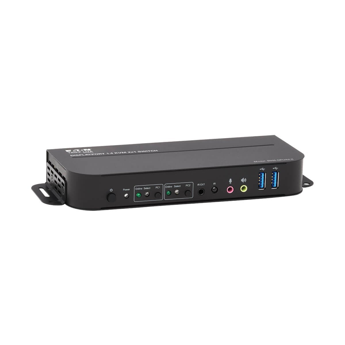 Eaton 2-Port Displayport Usb Kvm Switch - 4k 60 Hz,Hdr,Hdcp