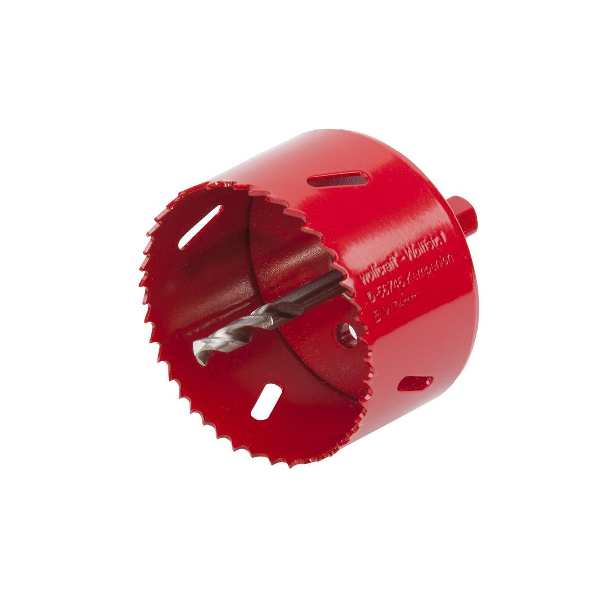 Sierra De Corona Bim Completo Con Adaptador Y Broca Piloto Ø74mm 5475000 Wolfcraft