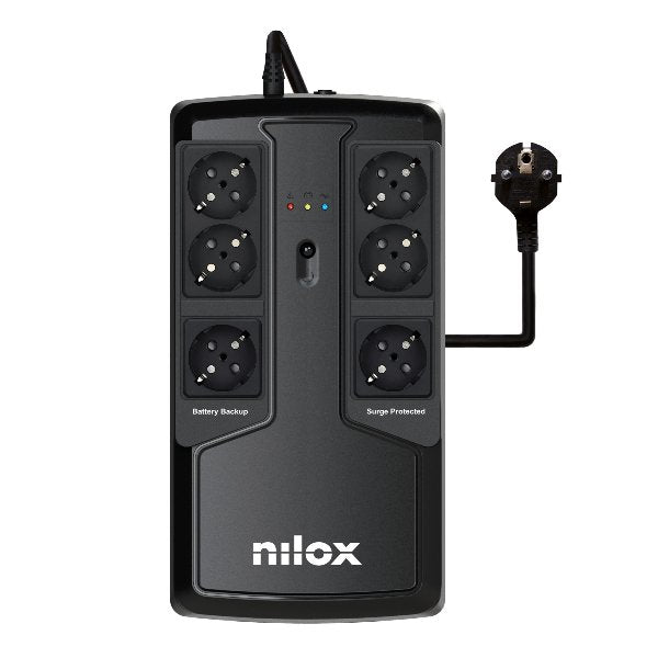 EAN 8051122173648 - Nilox NXGCLIO8501X5V2 sistema de alimentación ininterrumpida (UPS) Línea interactiva 0,85 kVA 595 W 6 sal imagen 1