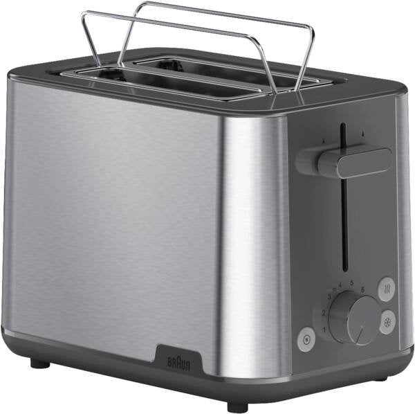 EAN 8021098005236 - Braun HT 1510 GY 6 2 rebanada(s) 900 W Gris, Acero inoxidable imagen 1