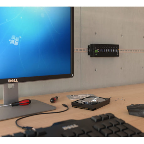 EAN 0065030863001 - StarTech.com ST1030USBM hub de interfaz USB 3.2 Gen 1 (3.1 Gen 1) Type-B 5000 Mbit/s Negro imagen 4