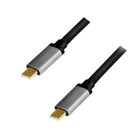 EAN 4052792062274 - LogiLink CUA0107 cable USB USB 3.2 Gen 2 (3.1 Gen 2) 1 m USB C Negro, Gris imagen 1