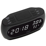 Adler Ad 1186  Reloj De Sobremesa Digital Triangular Negro