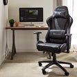 EAN 0094338210323 - X Rocker 2021032 silla para videojuegos Butaca para jugar Asiento acolchado Negro imagen 1
