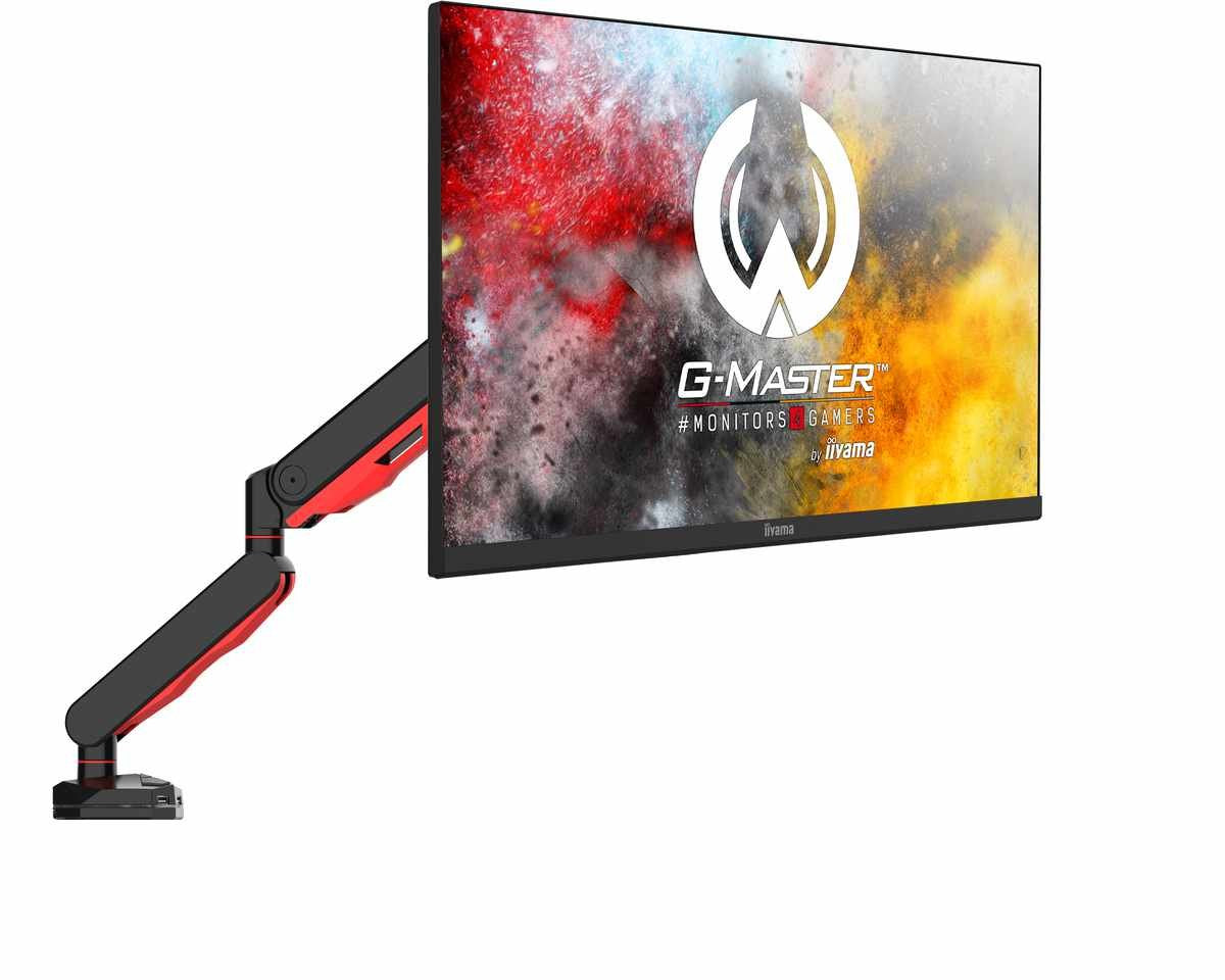 EAN 4948570032563 - iiyama DSG3001C-R1 soporte para monitor 76,2 cm (30") Escritorio Negro, Rojo imagen 1